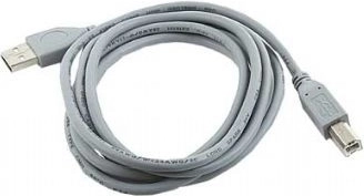 USB 2.0 kabel AB (AM–BM) 1,8 m grå