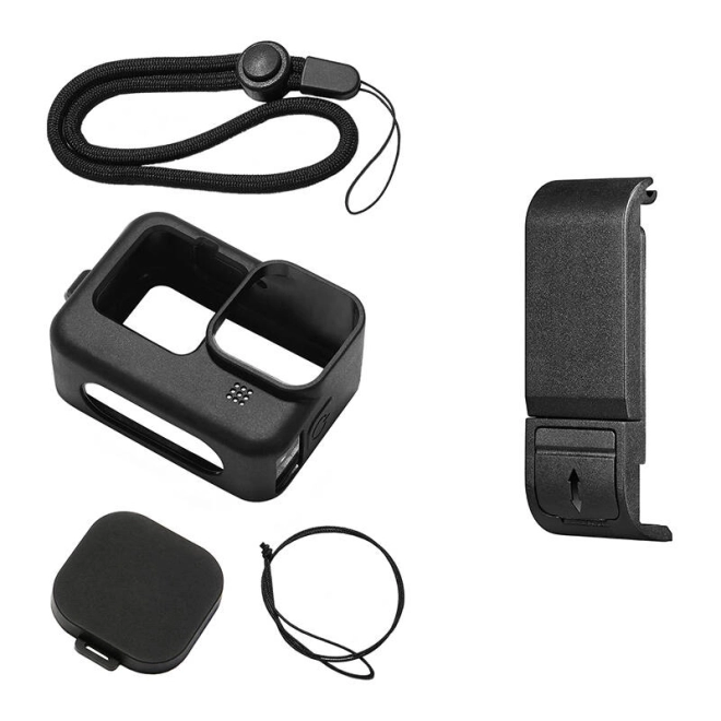 Beskyttende silikone etui PULUZ til GoPro Hero 9/10/11/12 (sort)