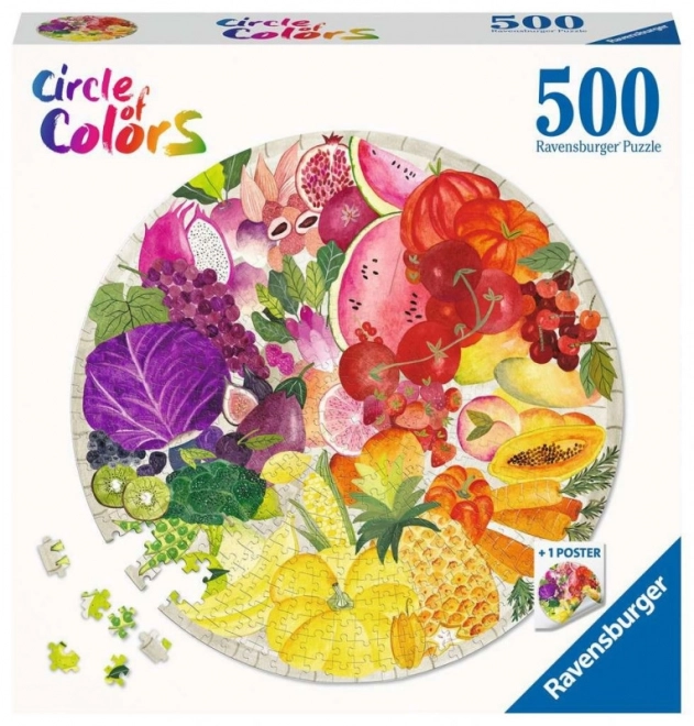 Ravensburger puslespil frugt- og grøntsagssymfoni 500 brikker
