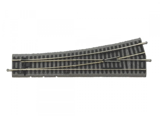 Piko Sporskifte WL enkel (G239/R9) venstre med grunder - 55420