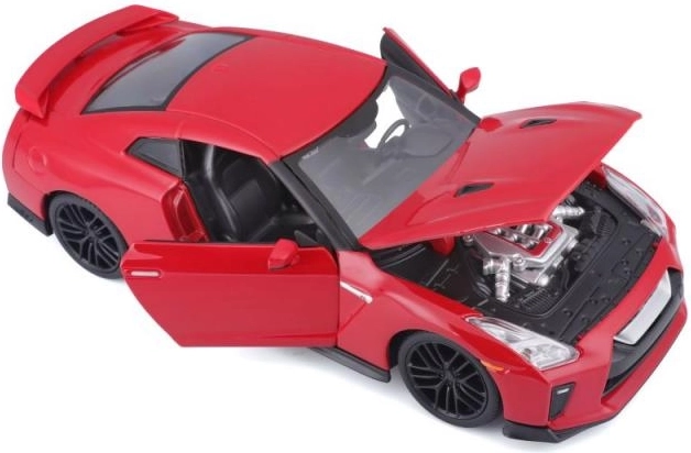 Åbnbare dele og detaljeret interiør