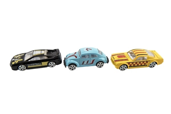 Metal racerbil 6 cm i æske