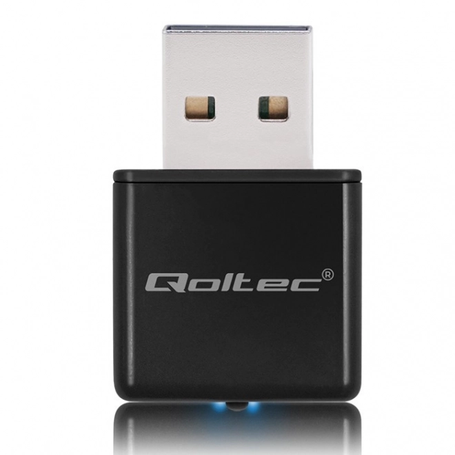 Trådløs Mini Adapter WiFi Qoltec USB 2.0 300Mbps