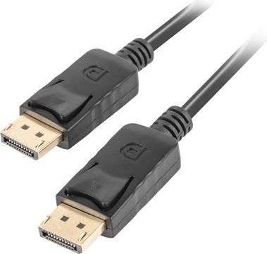 DisplayPort-kabel 1 m 4K (M/M) – sort