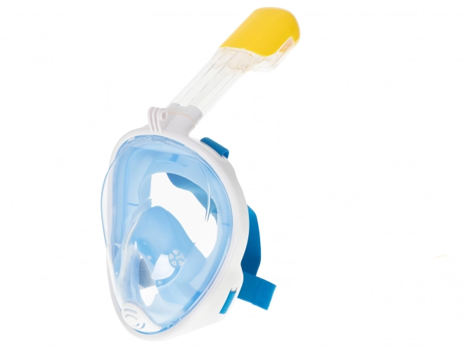 Foldbar helmaske med snorkel L/XL blå