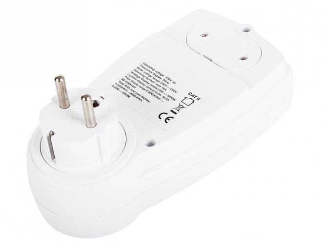 Wattmeter med LED-belysning