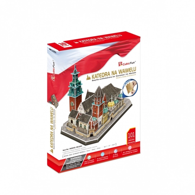 Puslespil 3D Wawel-katedralen 101 dele