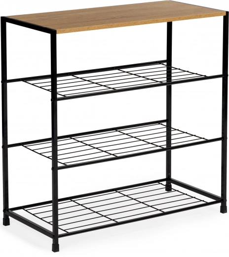 Tre metalgitre til op til 12 par sko