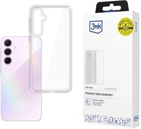 Gennemsigtigt etui til Samsung A55 5G