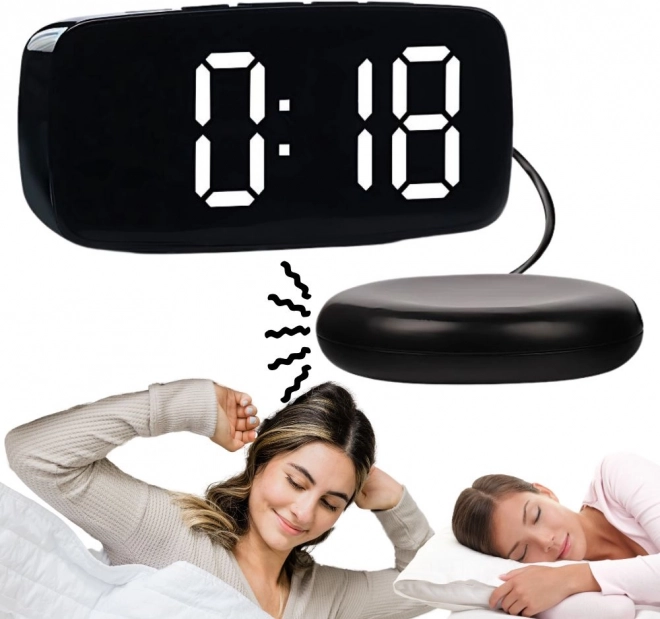 Elektronisk vækkeur med vibrationspude