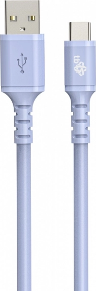 USB-C USB-kabel silikone 1 m lilla