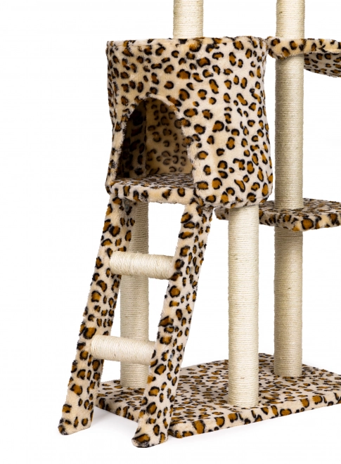 Kradsæt til katte, hus, træ, seng, 138 cm xl, Panther