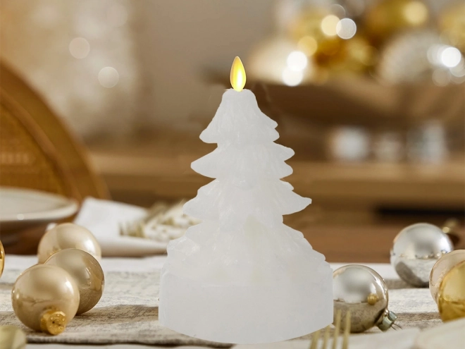 Juleduftlys formet som et træ