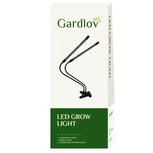 Lampe 20 LED 2 stk til plantevækst