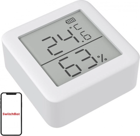 Smart termometer og hygrometer SWITCHBOT Meter (hvid udførelse)