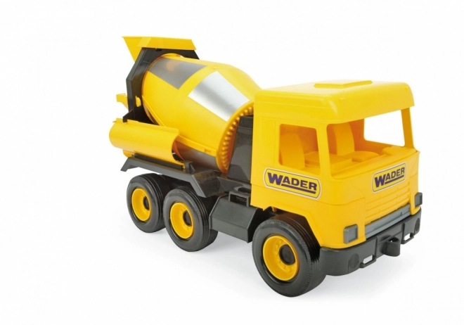 Gul betonblander 38 cm Middle Truck i en kasse