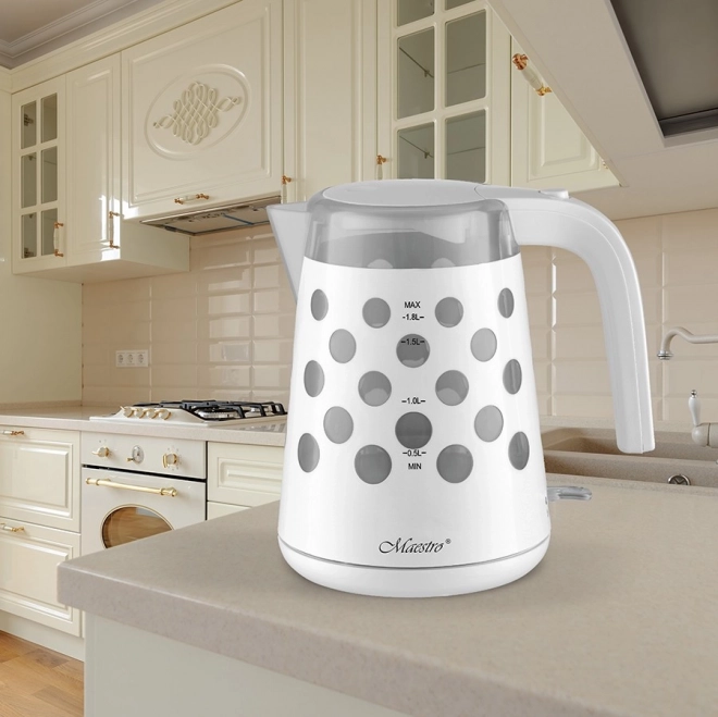 Elektrisk kedel 1,7l 2200W "DROPS" MR-045-WHITE