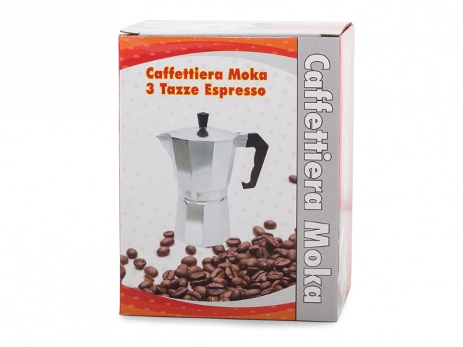 Aluminiums kaffemaskine til 3 kopper