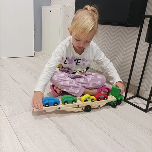 Tre6lastebil - trailer + se6t biler 22698