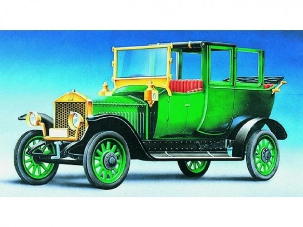 Model Oldtimer Rolls Royce Silver Ghost 1911 1:32 15,2x5,6cm i kassen 25x14,5x4,5cm