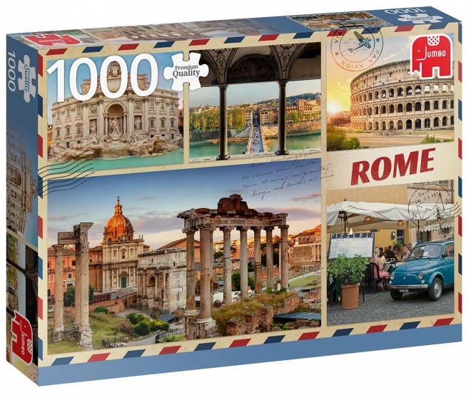 Puslespil Hilsner fra Rom 1000 brikker