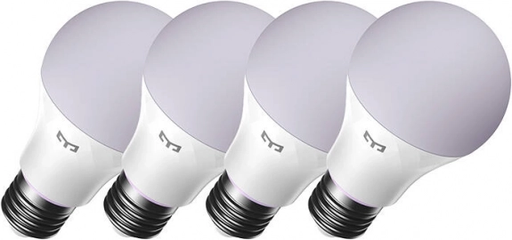 Yeelight Smart LED Pærer GU10 W4 farvet - 4stk