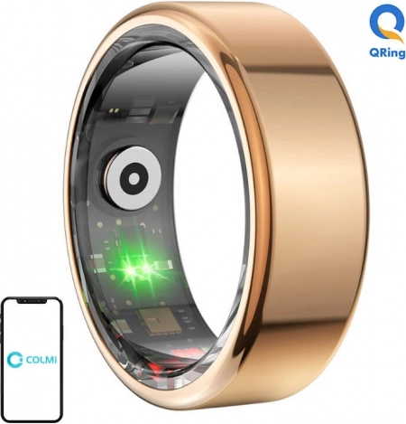 Smart ring COLMI R02, størrelse 11, guldfarvet