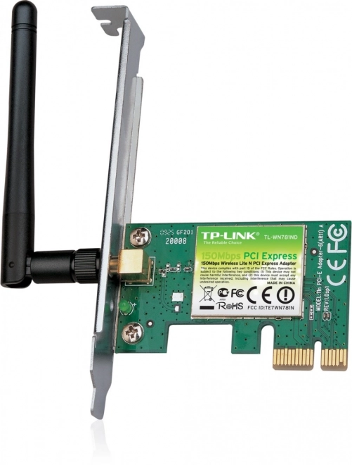 WiFi-kort TP-LINK N150 PCI-E med antenne