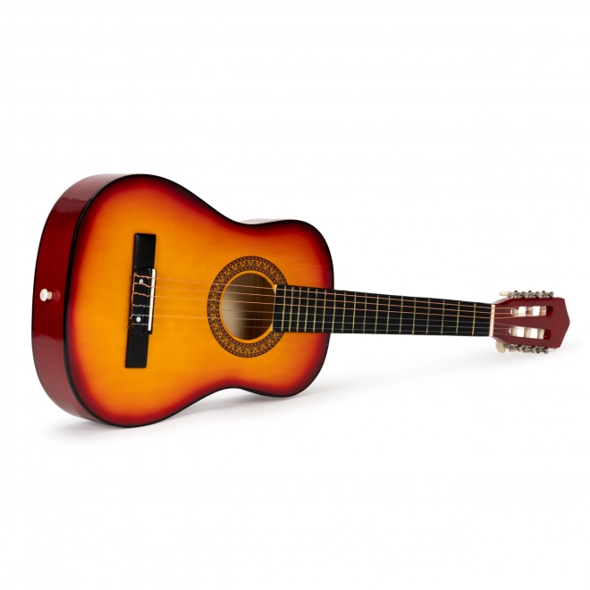 Børneguitar, stor, klassisk, træ, 6 strenge, ECOTOYS