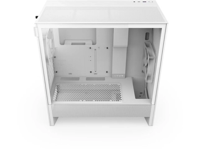 NZXT H5 Flow RGB hvid PC kabinet Midi Tower med vindue