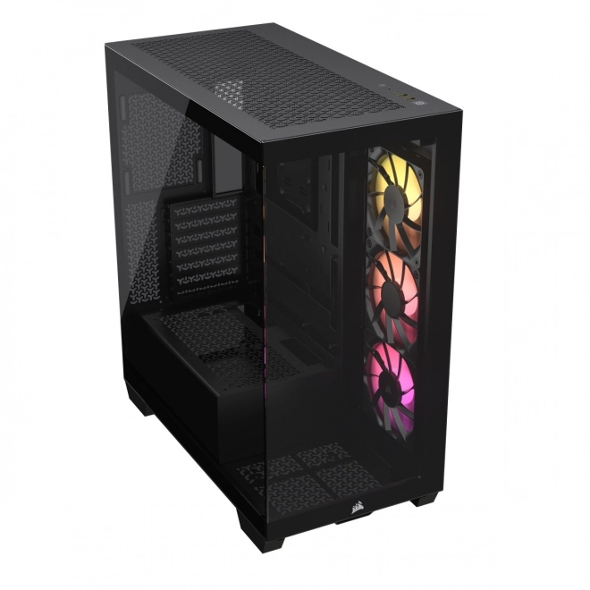 PC kabinet Mid-Tower 3500X ICUE LINK RGB TG sort