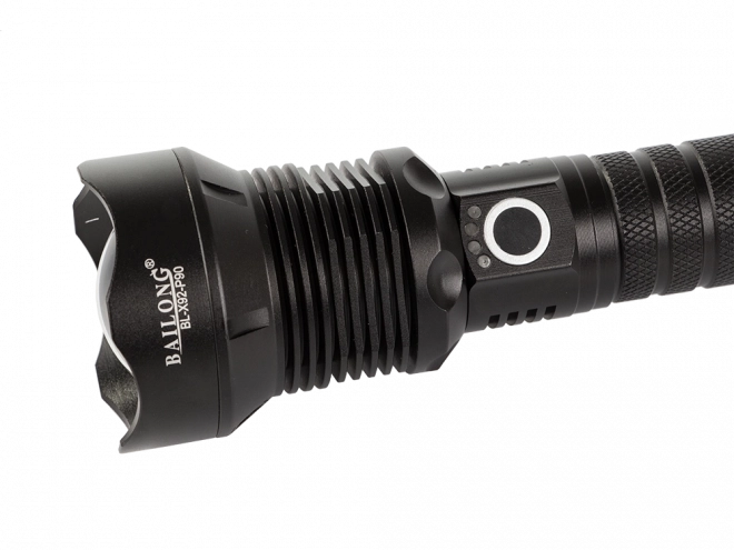 Militær taktisk lommelygte med Cree LED XHP90 Zoom Balong