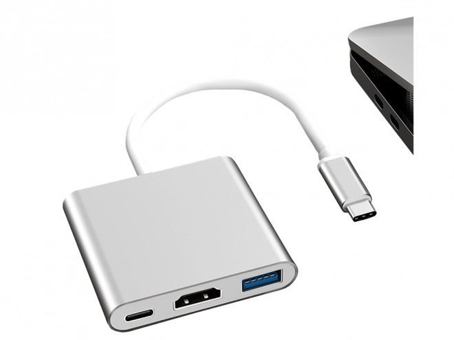 Adapter 3i1 USB-C HDMI 4K
