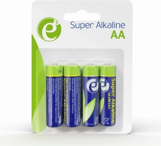 Alkaliske batterier AA LR6 1,5 V – 4 stk., blister