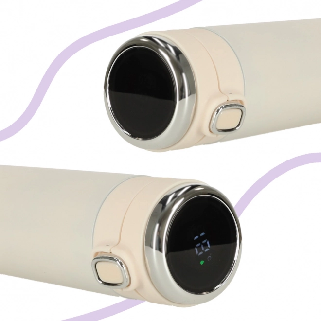 Termokrus med tud LED 420 ml beige