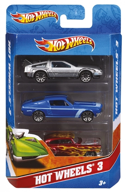 Hot Wheels bilmester sæt 3 stk