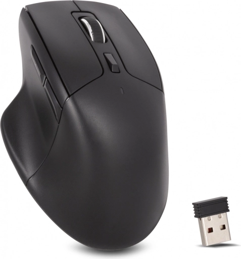 Trådløs, lydsvag mus SILENCIO 2.4G, 6 knapper
