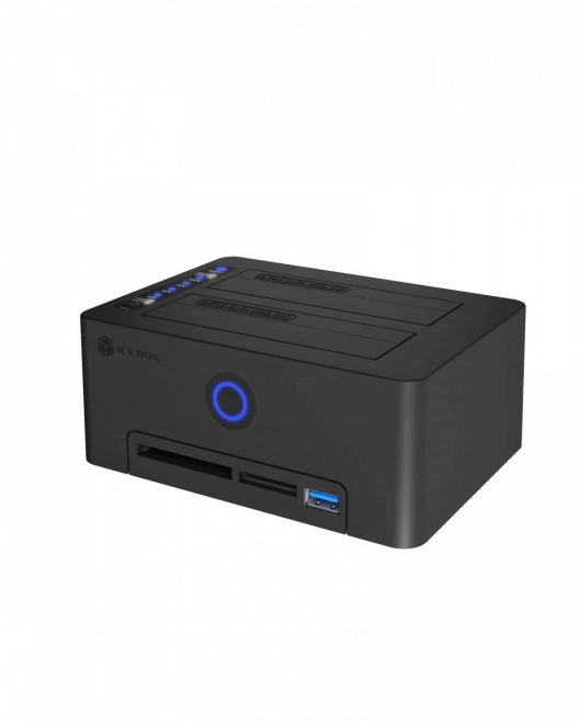 Kortlæser med dual docking station til SSD/HDD