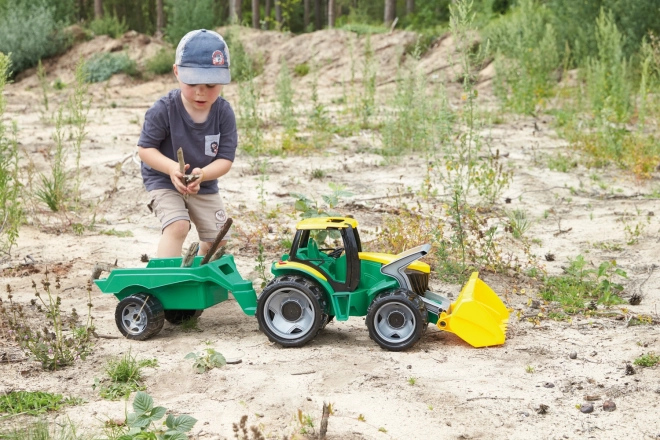 Traktor med ske og anhænger 90 cm