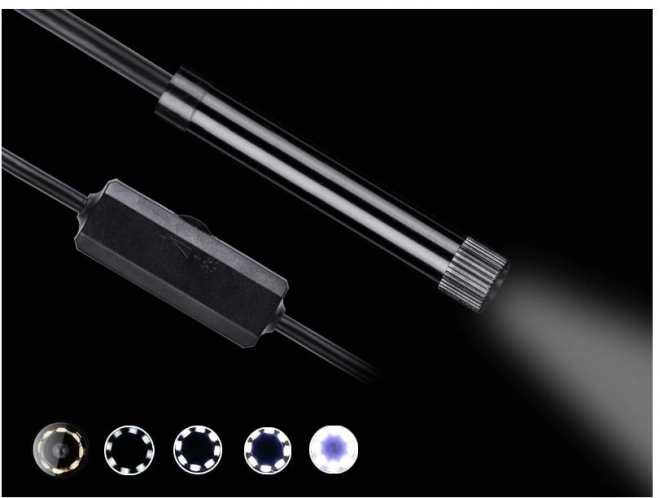 Endoskopisk kamera HardWire 5M 8MM LED WIFI