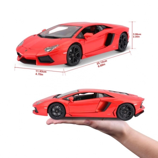 Bburago Lamborghini Aventador 1:18 orange 18-11033