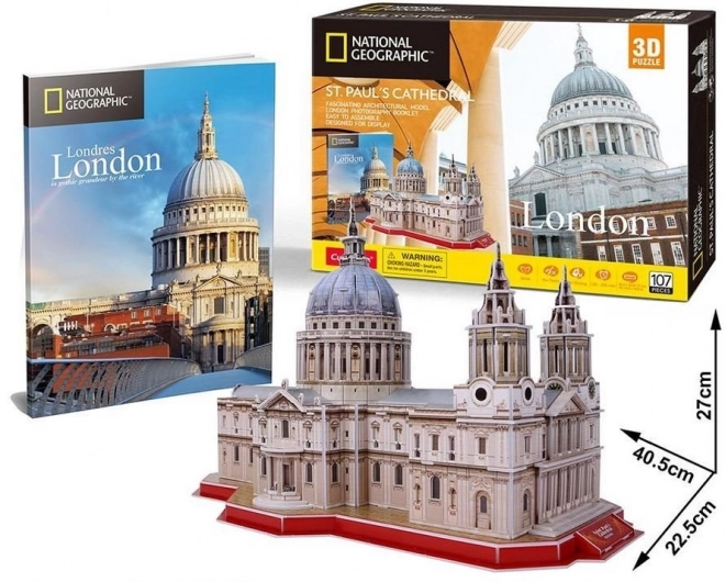 3D puslespil Sankt Pauls Katedral National Geographic