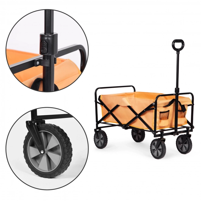 Sammenklappelig transportvogn MultiGarden 47x105 cm, orange