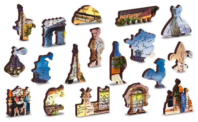 Træpuslespil Morgenmad i Paris 2i1