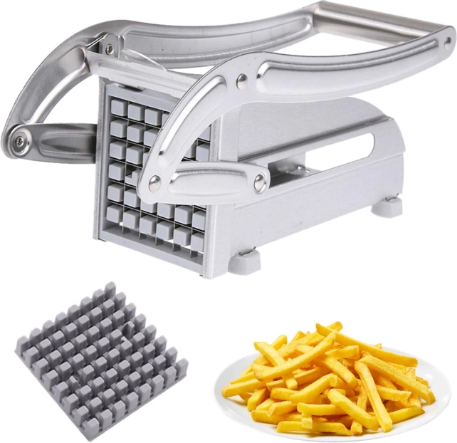 Stor pommes frites- og grøntsagsskærer med udskiftelige blade
