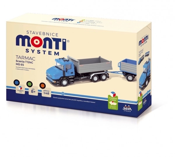 Byggesæt Monti System MS 65 Scania Tarmac 1:48 i kasse 32x20,5x7,5cm