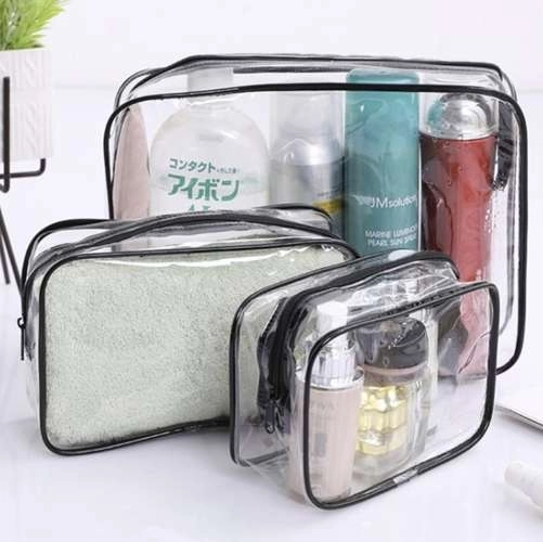 Transparent toiletartikeltaske 3-i-1 Soulima 21448