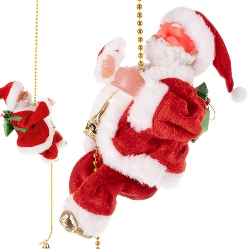 Mikuláš klatrer på det gyldne reb - juledekoration