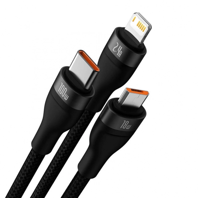 USB kabel Baseus Flash Series 3i1