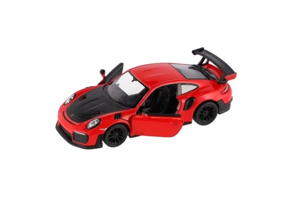 Auto Kinsmart Porsche 911 GT2 RS metal/plast 13 cm 4 farver med tilbagespoling 12 stk i boks